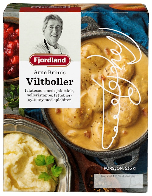 Bilde: © Fjordland / Kolonial.no Fjordland Brimis Viltboller 535 g