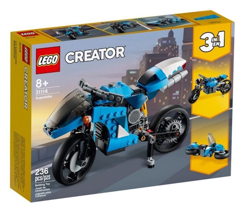 Sprell LEGO Creator Supermotorsykkel
