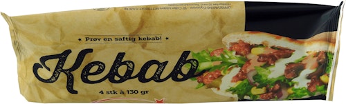 Bilde: © Kanda / Kolonial.no Kanda Kebab Porsjon 4 stk