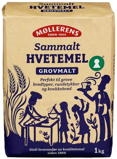 Bilde: © Møllerens / Oda Møllerens Sammalt Hvete Grovmalt