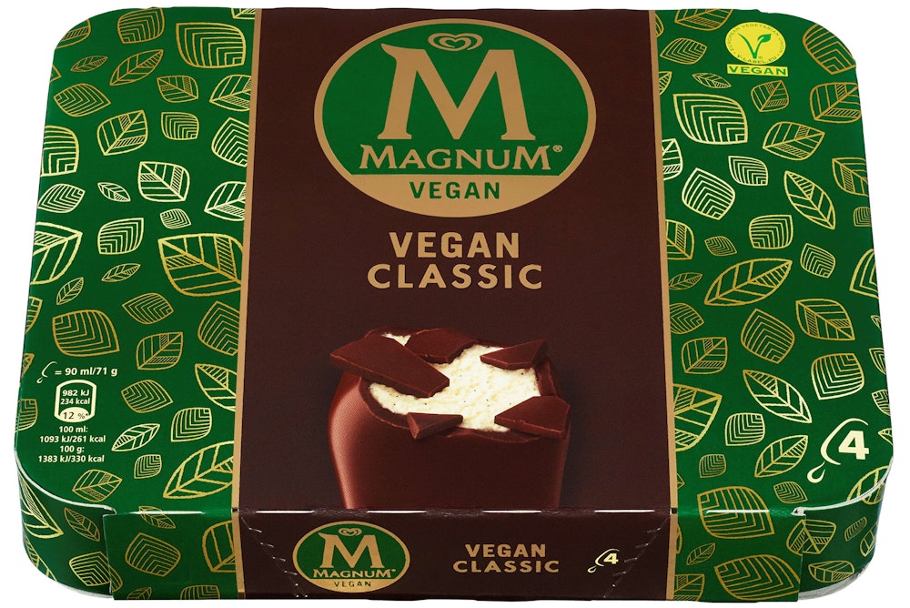 Magnum Vegan Classic 4 x 90ml