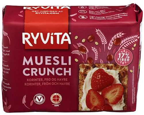 Bilde: © Ryvita / Oda Ryvita Ryvita Muesli Crunch Knekkebrød