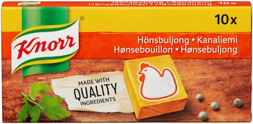 Bilde: © Knorr / Oda Knorr Hønsebuljong Terninger 6 l