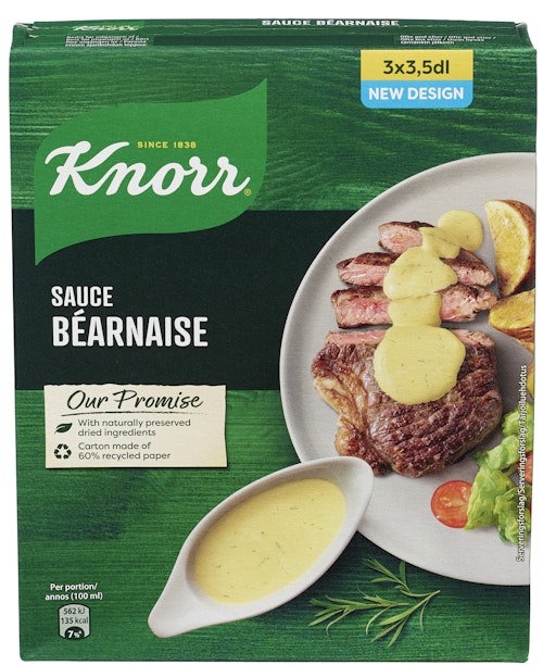 Bilde: © Knorr / Oda Knorr Bearnaisesaus 19 gram