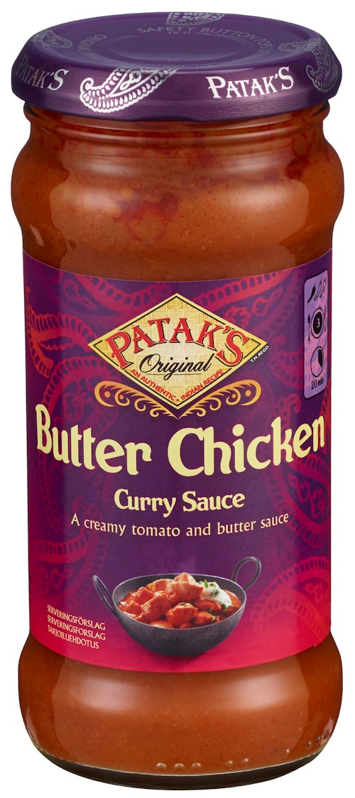 Bilde: © Patak's / Kolonial.no Patak's Butter Chicken Cooking Saus 350 g
