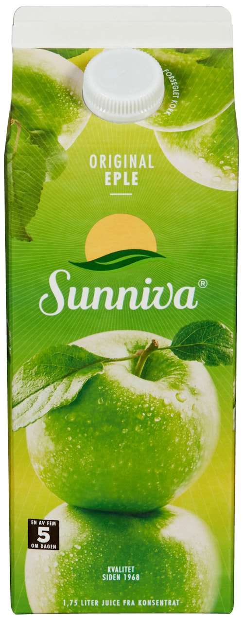 Bilde: © Sunniva / Kolonial.no Sunniva Original Eplejuice 1,75 l