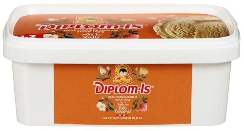 Bilde: © Diplom-Is / Oda Diplom-Is Favoritter Salt Karamell 1,2 l
