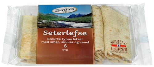 Bilde: © Berthas / Kolonial.no Berthas Seterlefse med Kanel 275 g