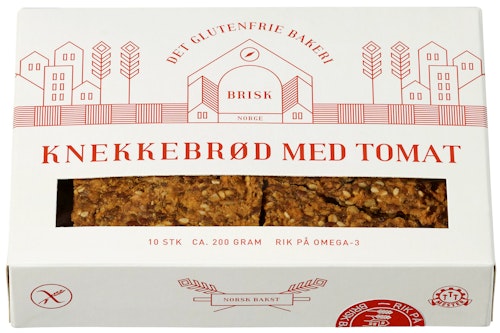 Bilde: © Brisk / Oda Brisk Knekkebrød med Tomat Glutenfri