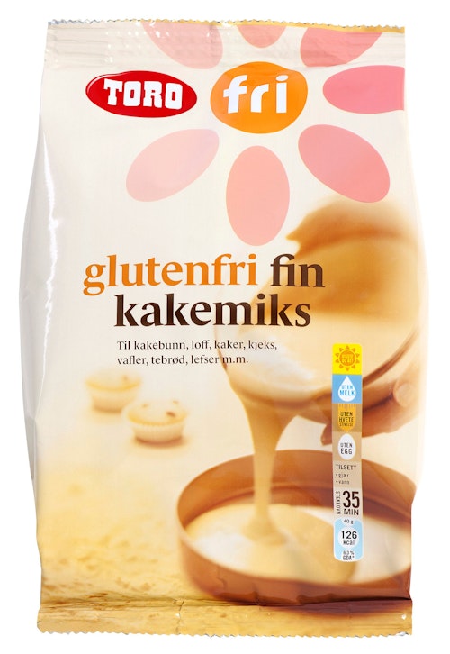 Bilde: © Toro / Kolonial.no Toro Fin Kakemiks Glutenfri, 346 g