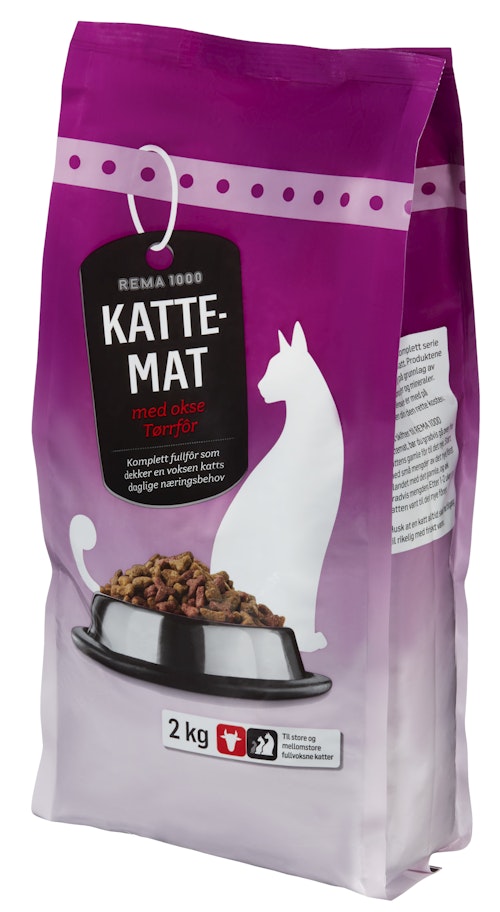 Bilde: © REMA 1000 / Kolonial.no REMA 1000 Kattemat Tørrfor 2 kg