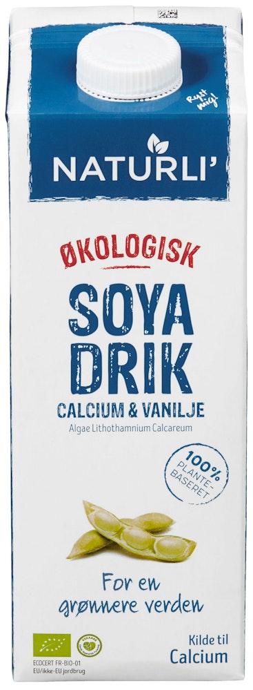 Naturli Soyadrikk Calcium & Vanilje Økologisk