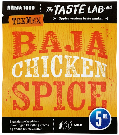 Bilde: © REMA 1000 / Oda REMA 1000 Kryddermiks Kylling Taste Lab, 30 g