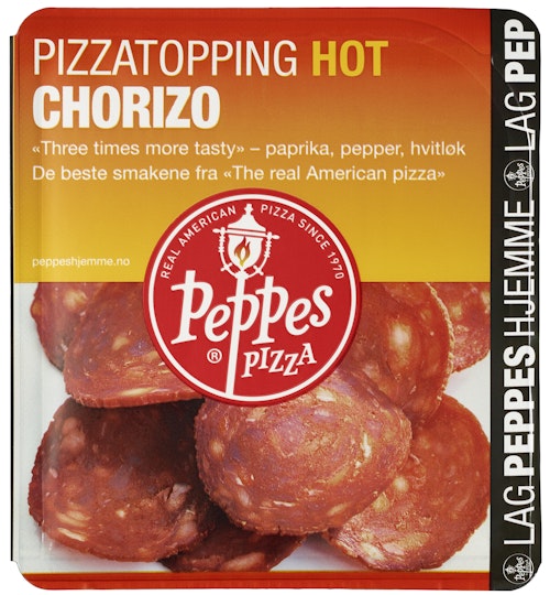 Bilde: © Peppes Pizza / Kolonial.no Peppes Pizza Peppes Chorizo 70 g