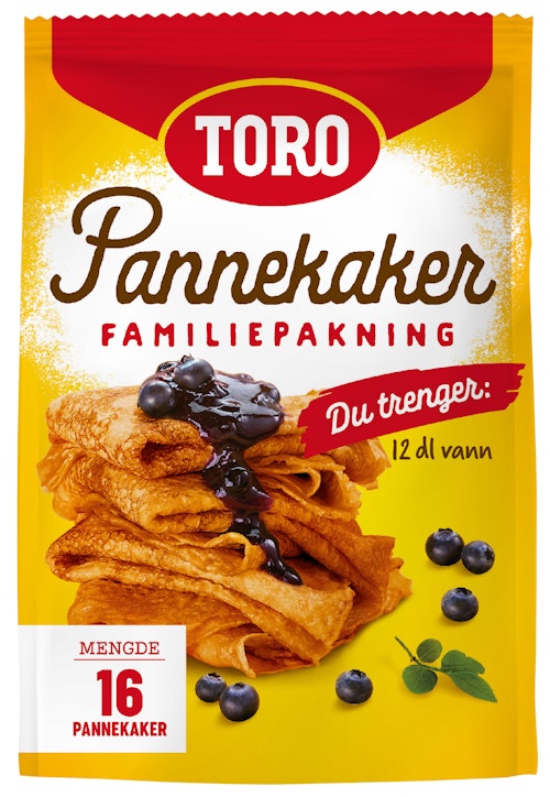 Bilde: © Toro / Oda Toro Pannekaker Familiepakning
