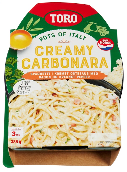 Bilde: © Toro / Oda Toro Spaghetti Carbonara