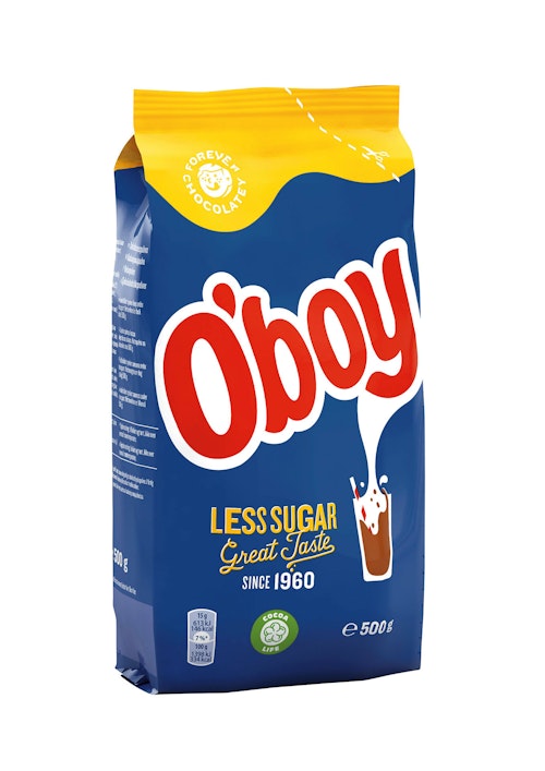 Bilde: © O'boy / Kolonial.no O'boy O'boy Mindre Sukker 500 g