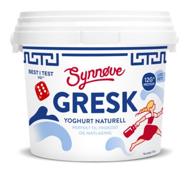 Bilde: © Synnøve / Oda Synnøve Gresk Yoghurt Naturell 750 g