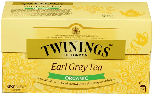 Bilde: © Twinings / Kolonial.no Twinings Twinings Earl Grey Økologisk, 25 stk