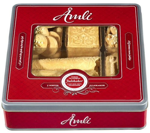 Bilde: © Åmli / Kolonial.no Åmli Åmli 5 Sorter Julekaker 600 g