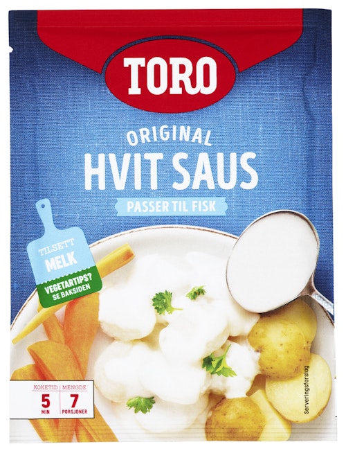 Bilde: © Toro / Kolonial.no Toro Hvit saus 38 g