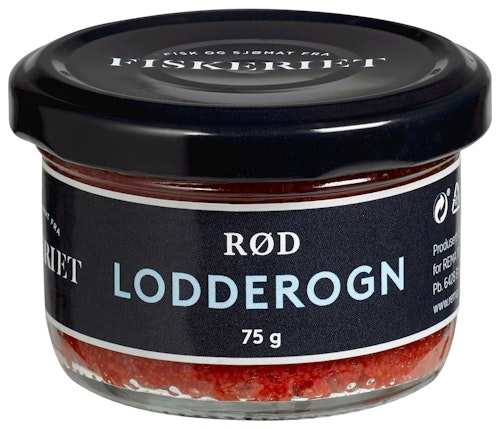 Bilde: © Fiskeriet / Kolonial.no Fiskeriet Rød Lodderogn 80 g