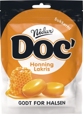 Bilde: © Nidar / Oda Nidar Doc Halslinser Honning-Lakris 50 g