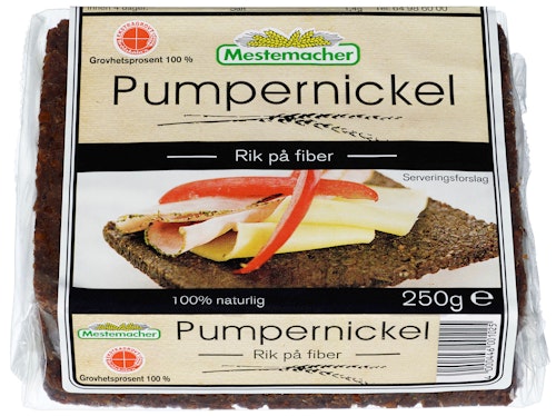 Bilde: © Mestemacher / Kolonial.no Mestemacher Pumpernickel 250 g