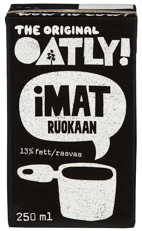 Bilde: © Oatly / Oda Oatly Vegetabilsk Havrefløte iMat 250 ml
