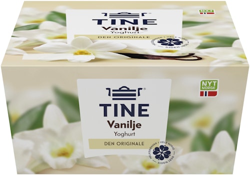 Bilde: © Tine / Oda Tine Yoghurt Vanilje 4x150g, 600 g