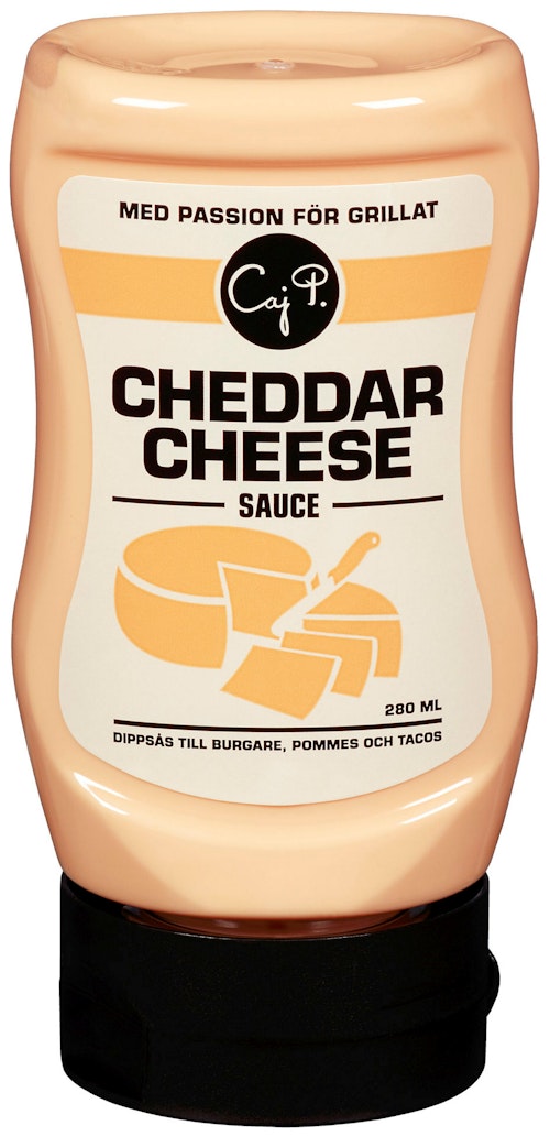 Bilde: © Caj P / Kolonial.no Caj P Cheddar Cheese Sauce 280 g