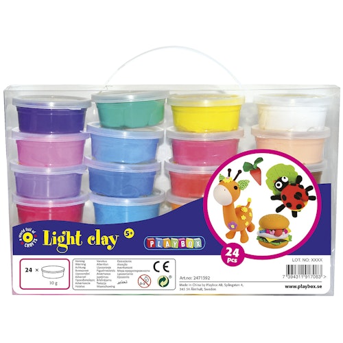 Bilde: © Playbox / Oda Playbox Modell-leire 24-pack, 1 stk