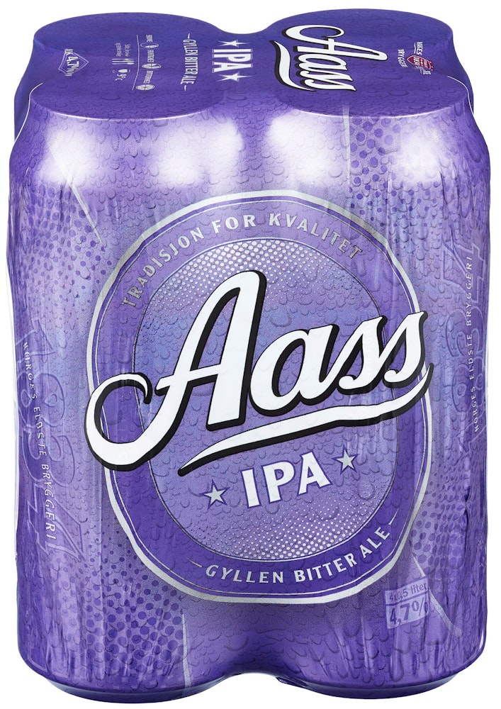 Aass Bryggeri Aass IPA 4x0,5 liter