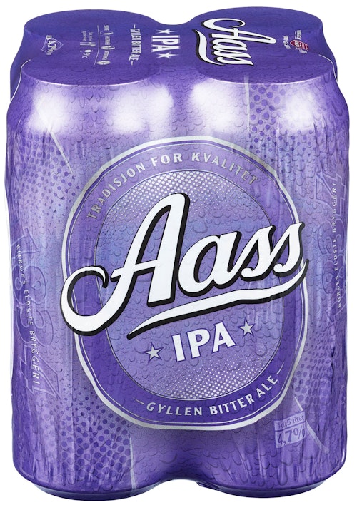 Bilde: © Aass Bryggeri / Kolonial.no Aass Bryggeri Aass IPA 4x0,5 liter, 2 l