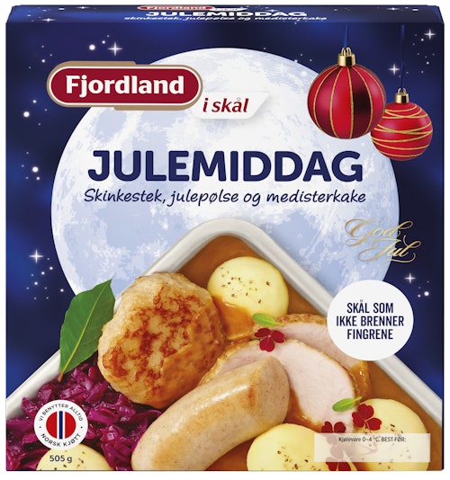 Bilde: © Fjordland / Kolonial.no Fjordland Julemiddag i skål 505 g