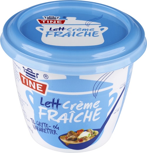 Bilde: © Tine / Kolonial.no Tine Crème Fraîche Lett 18%, 300 g