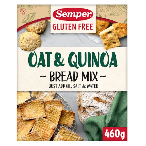 Bilde: © Semper / Oda Semper Havre & Quinoa Brødmix 460 g