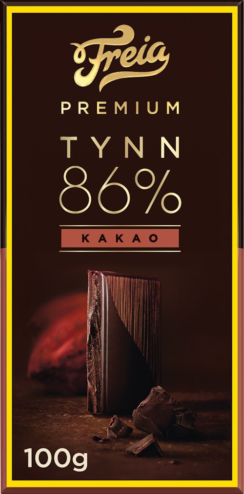 Bilde: © Freia / Oda Freia Premium Dark 86% Cocoa 100 g
