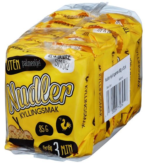 REMA 1000 Nudler med Kyllingsmak 5stk x 85g, 425 g
