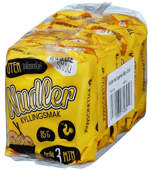 Bilde: © REMA 1000 / Oda REMA 1000 Nudler med Kyllingsmak 5stk x 85g