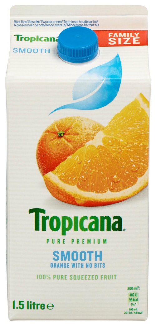 Bilde: © Tropicana / Oda Tropicana Smooth Style Appelsinjuice