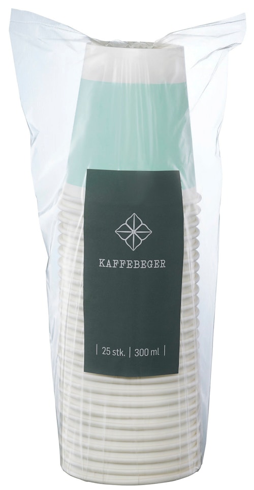 Kaffebeger 350ml, 25 stk
