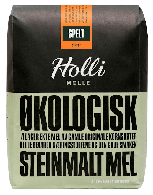 Bilde: © Holli Mølle / Oda Holli Mølle Økologisk Speltmel Siktet