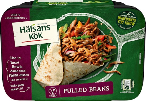 Bilde: © Hälsans Kök / Kolonial.no Hälsans Kök Pulled Beans 230 g