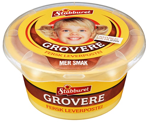 Bilde: © Stabburet / Kolonial.no Stabburet Leverpostei Grovere Fersk 150 g