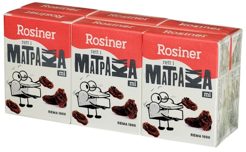 REMA 1000 Rosiner 6 pakker, 255 g