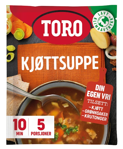 Bilde: © Toro / Oda Toro Kjøttsuppe med Grønnsaker 81 g