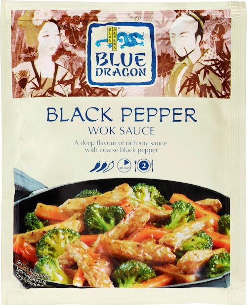 Bilde: © Blue Dragon / Oda Blue Dragon Black Pepper Woksaus