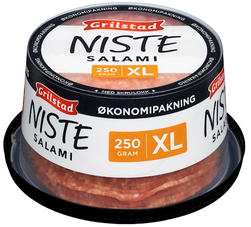 Bilde: © Grilstad / Kolonial.no Grilstad Nistesalami Bordpakning, 250 g
