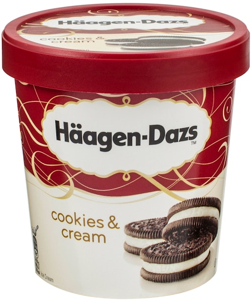Bilde: © Häagen Dazs / Kolonial.no Häagen Dazs Häagen Dazs Cookies & Cream 460 ml